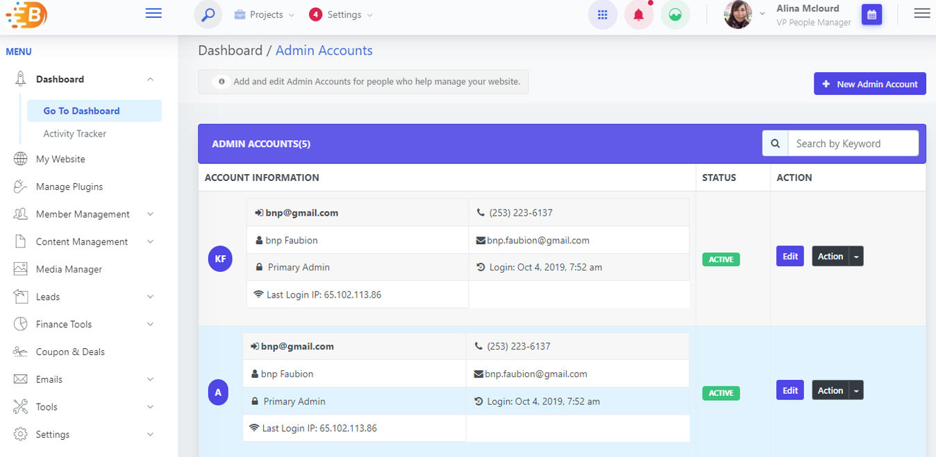 Creating Administrator Account