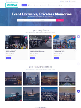 Event Listing Theme