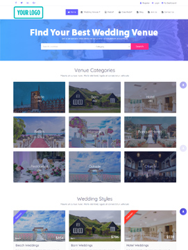 Wedding and Party Directory Theme